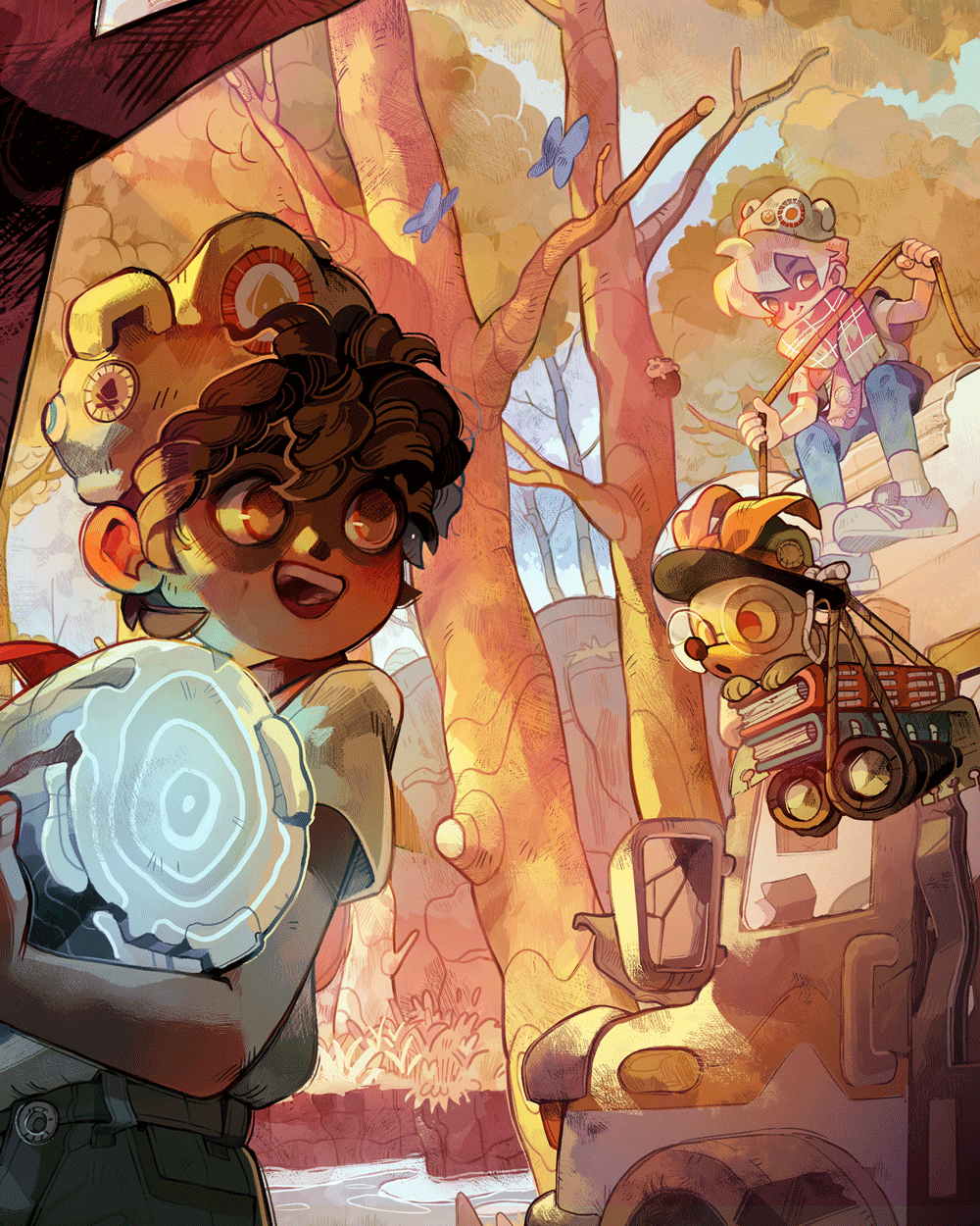 Cover Art for Cozy Grove: Camp Spirit
